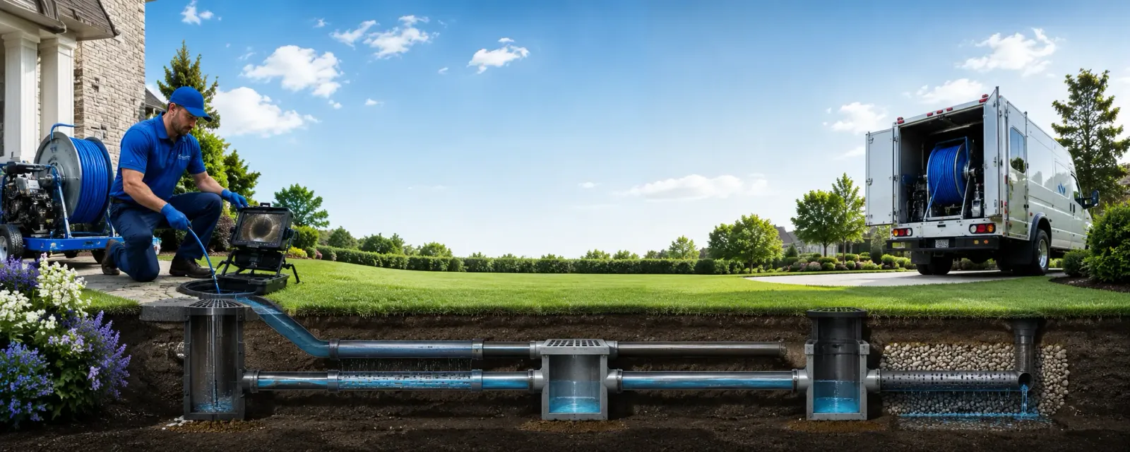 Outdoor drain cleaning information for Linden, VA