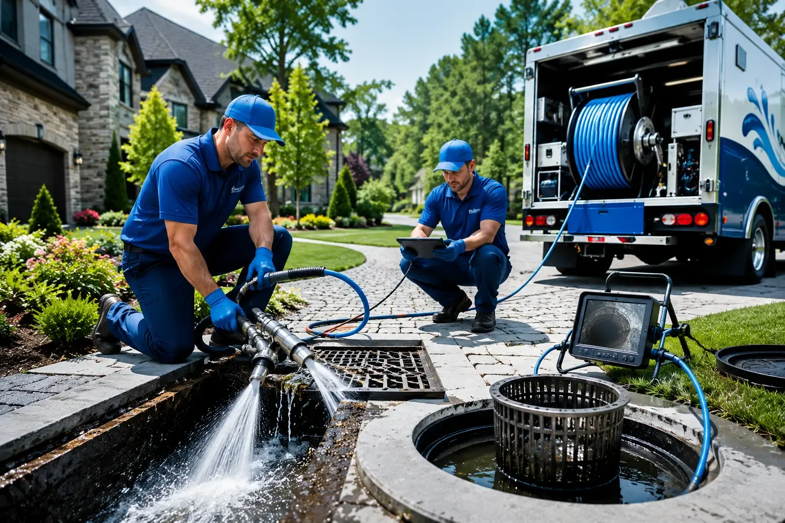 Local outdoor drain cleaning professionals in Linden, VA